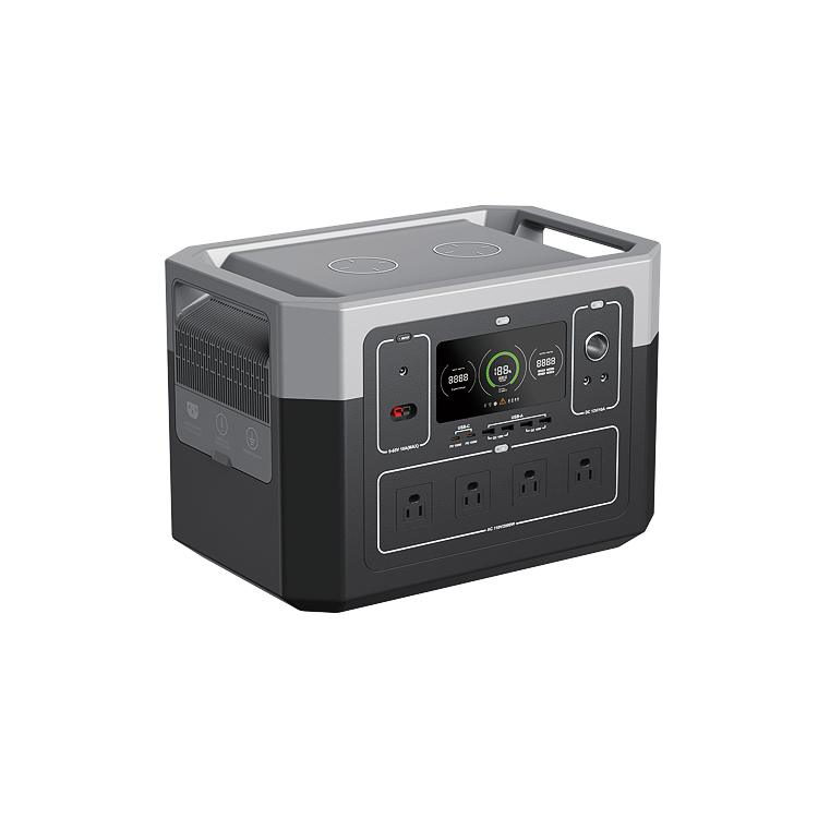 2000W solgenerator med hög kapacitet för flervägsladdning